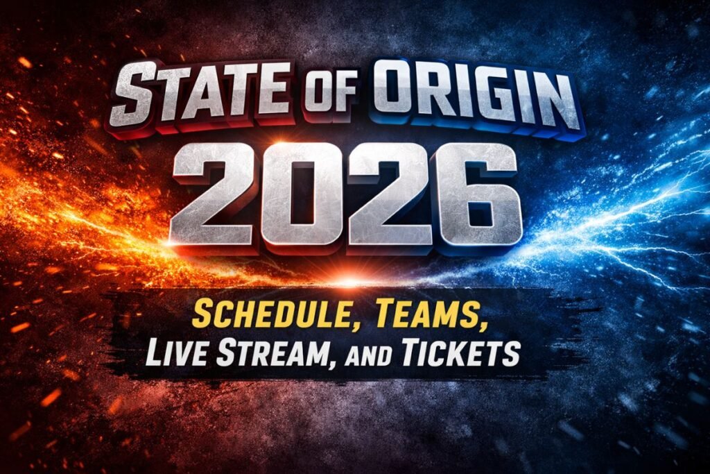 State of Origin 2026 Schedule, Teams, Live Stream, and Tickets